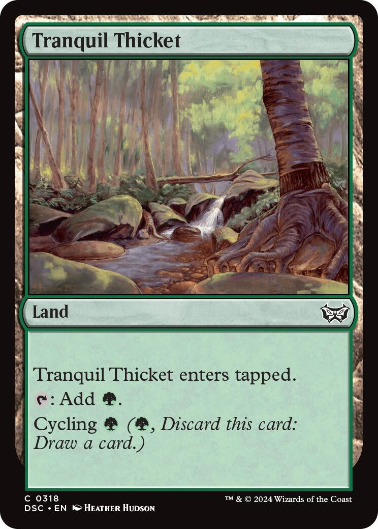 Tranquil Thicket (318) [CSK] - MTG Single