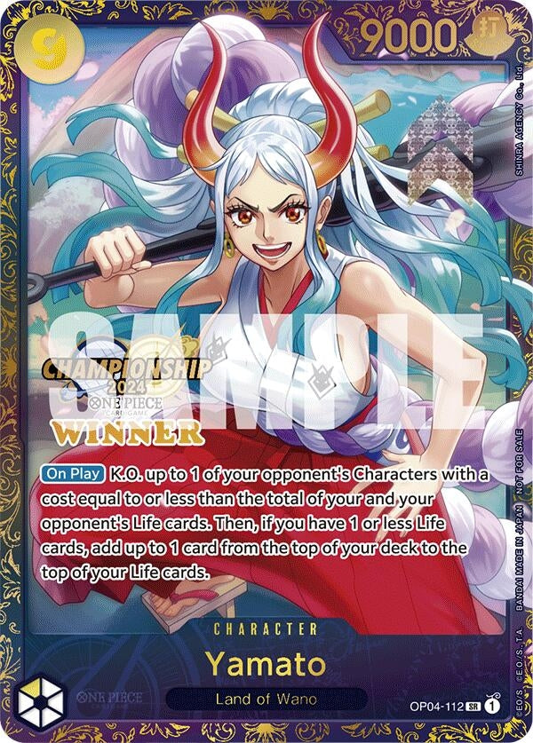 Yamato (Championship 2024 Finals Winner) (4112) (OP-PR) - One Piece Card Game Single
