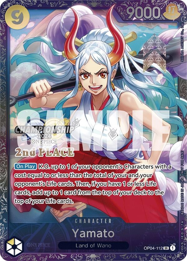 Yamato (Championship 2024 Finals 2nd Place) (4112) (OP-PR) - One Piece Card Game Single
