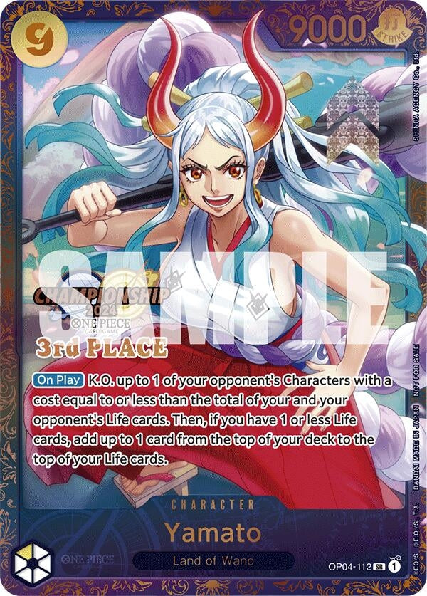 Yamato (Championship 2024 Finals 3rd Place) (4112) (OP-PR) - One Piece Card Game Single