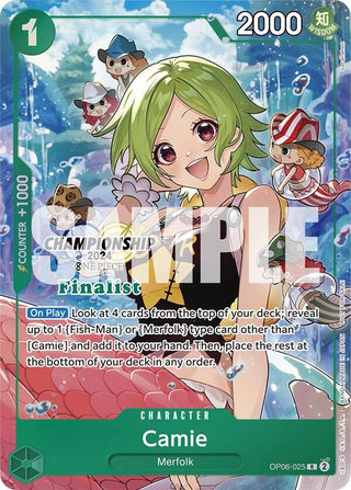 Camie (Championship 2024 Finalist Card Set) (6025) (OP-PR) - One Piece Card Game Single