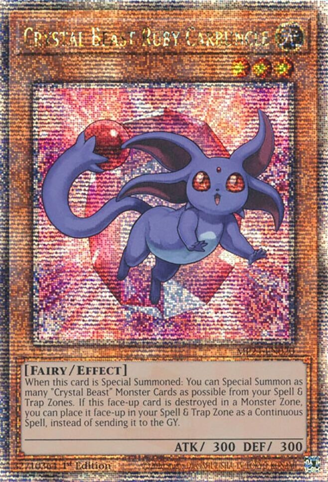Crystal Beast Ruby Carbuncle (24020) - YuGiOh Single