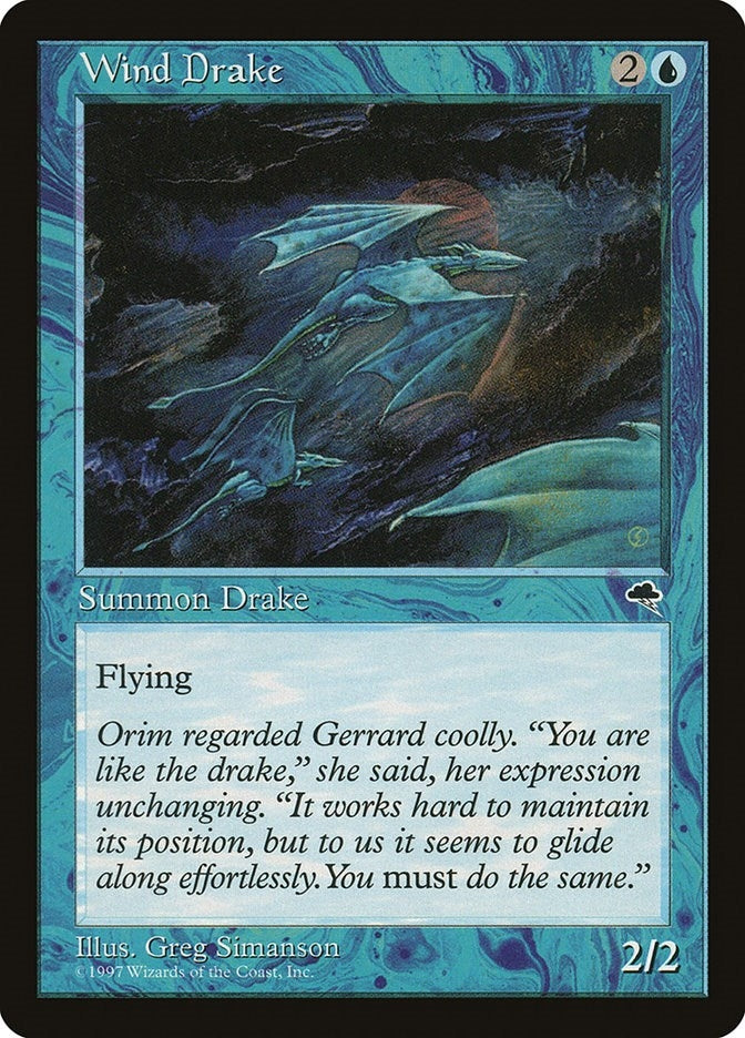 Wind Drake (105) [TMP] - MTG Single