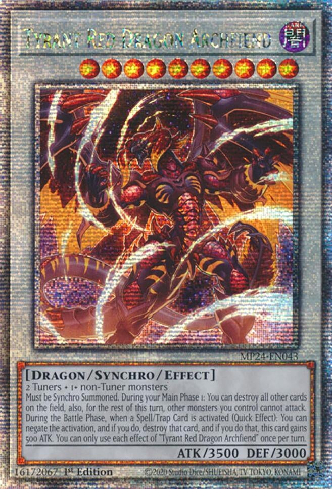 Tyrant Red Dragon Archfiend (24043) - YuGiOh Single