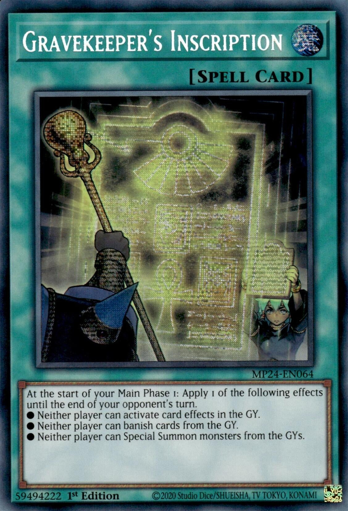 Gravekeeper’s Inscription (24064) - YuGiOh Single