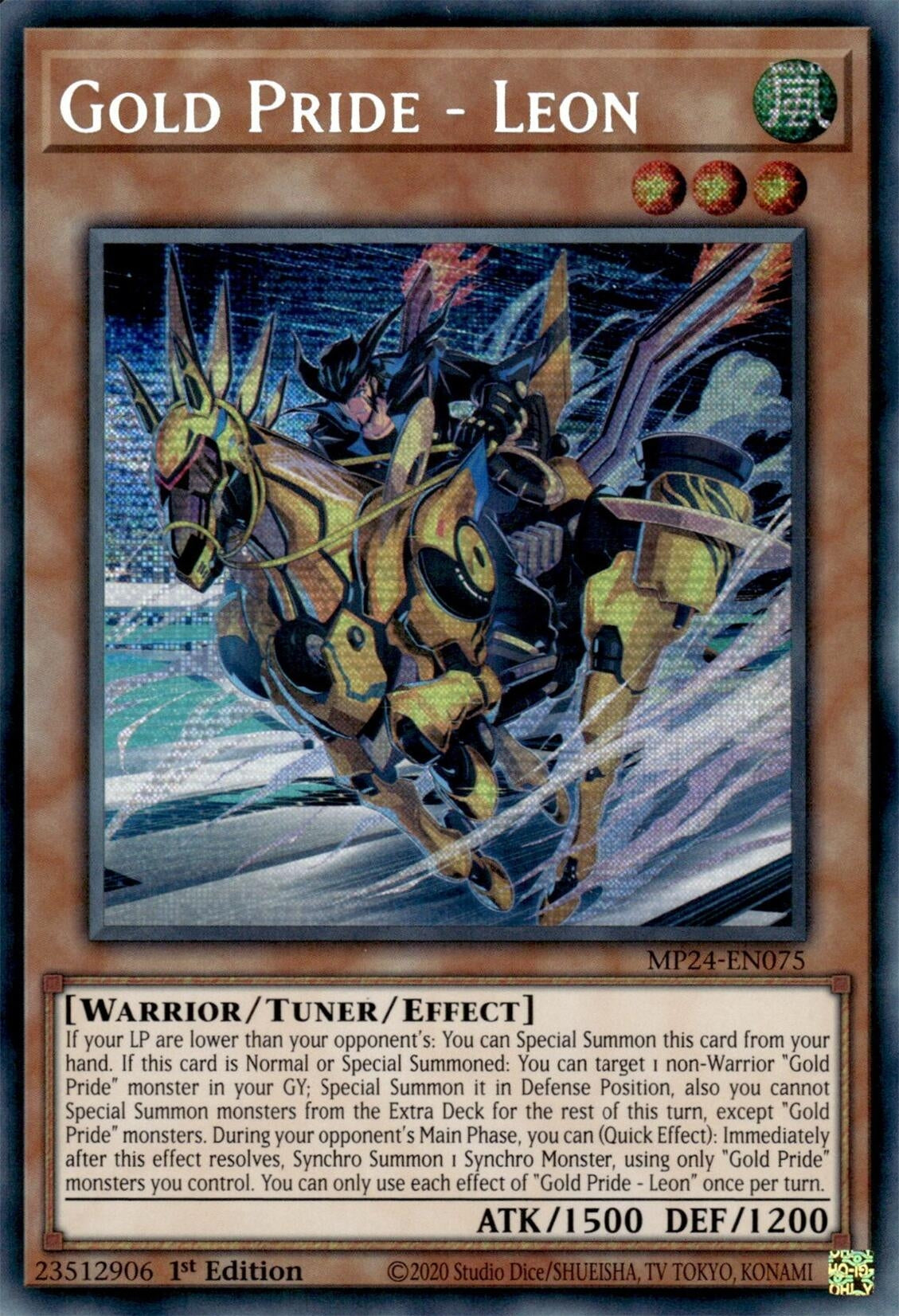 Gold Pride - Leon (24075) - YuGiOh Single