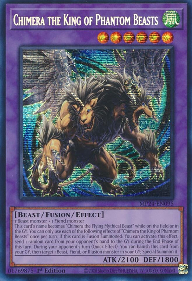 Chimera the King of Phantom Beasts (24095) - YuGiOh Single