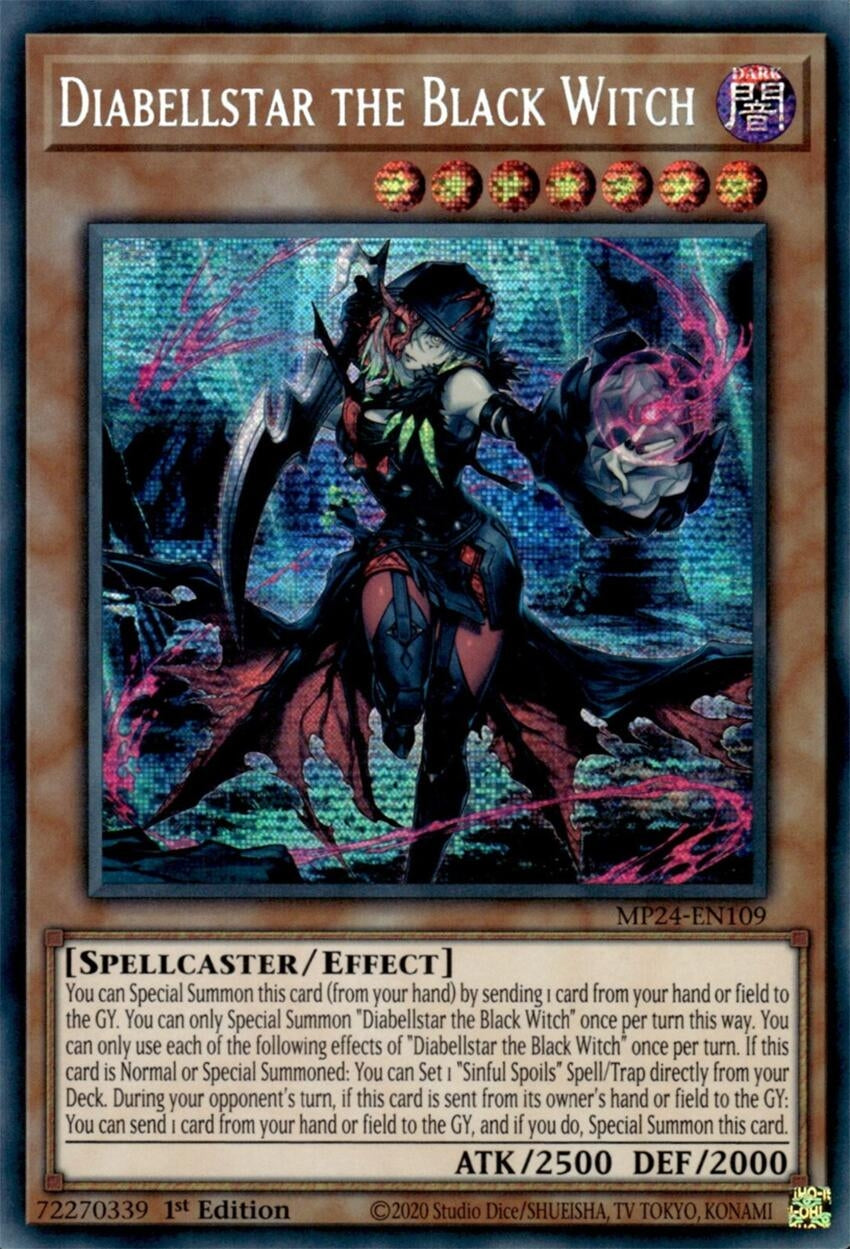 Diabellstar the Black Witch (24109) - YuGiOh Single