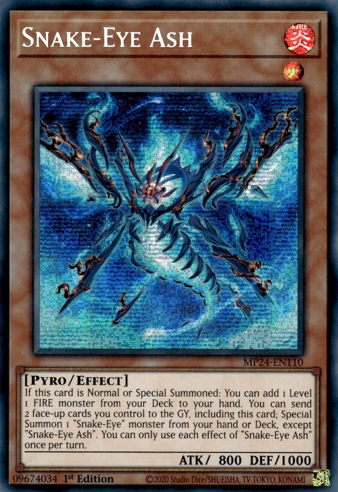 Snake-Eye Ash (24110) - YuGiOh Single