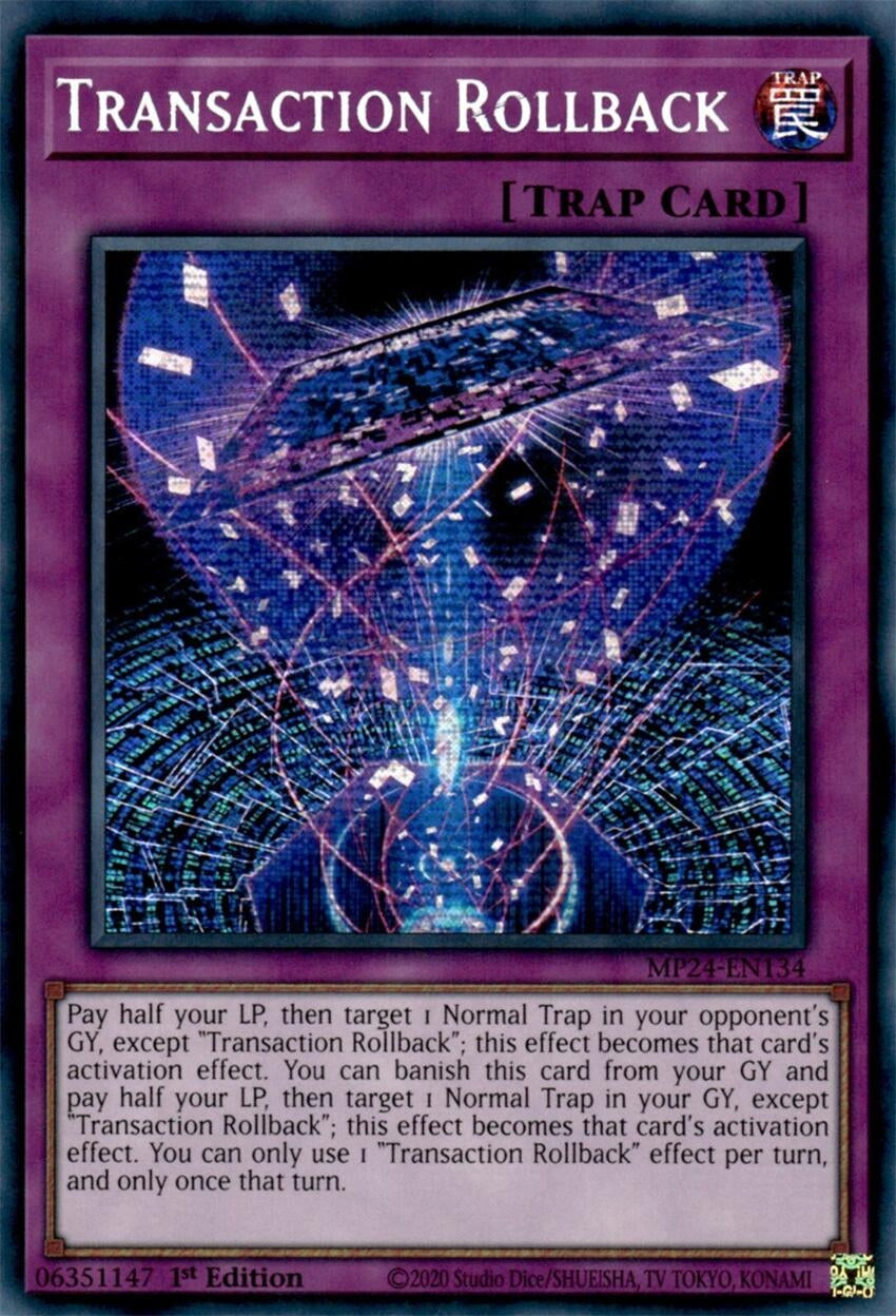 Transaction Rollback (24134) - YuGiOh Single