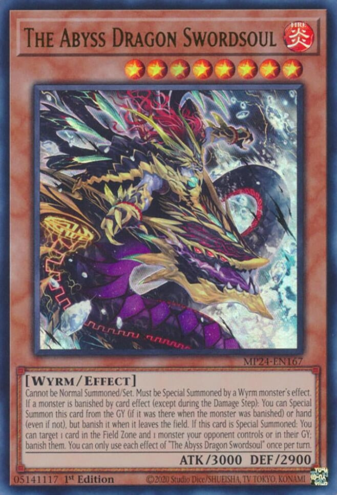 The Abyss Dragon Swordsoul (24167) - YuGiOh Single