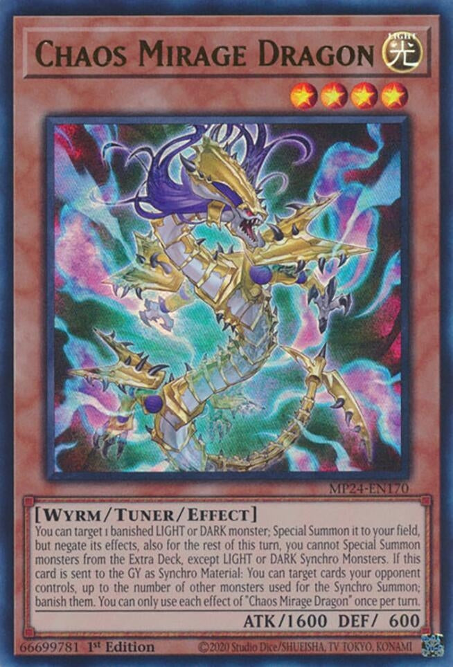 Chaos Mirage Dragon (24170) - YuGiOh Single