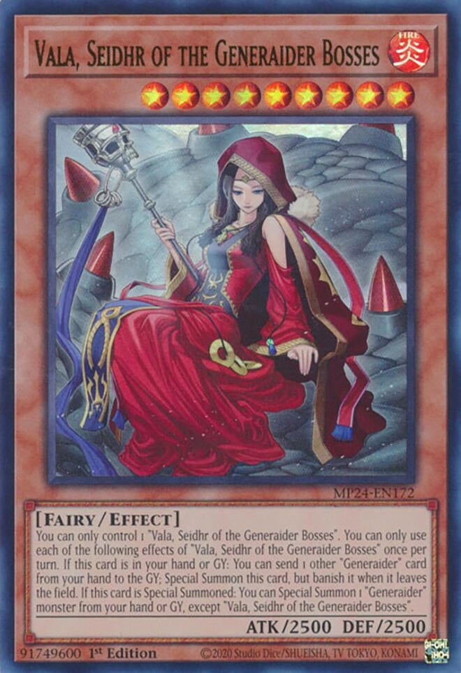 Vala Seidhr of the Generaider Bosses (24172) - YuGiOh Single