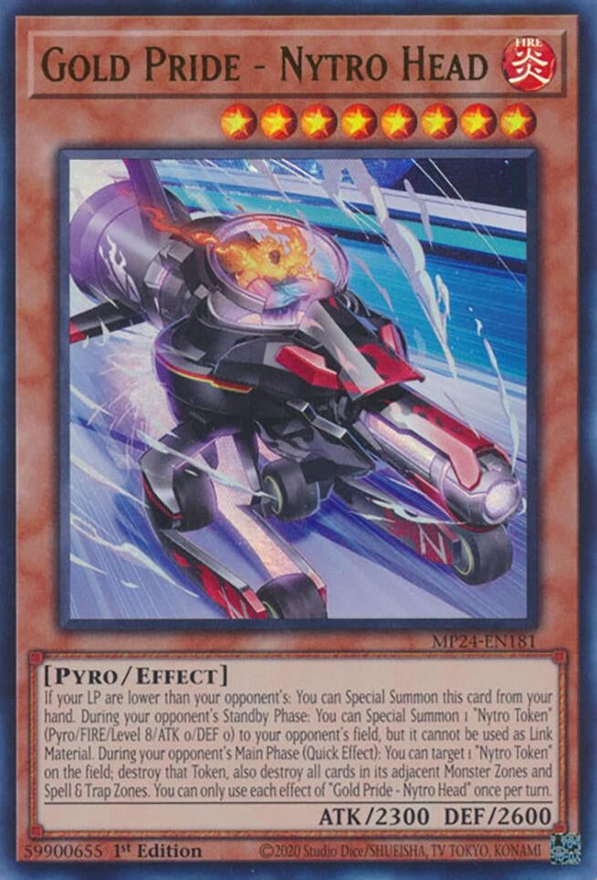 Gold Pride - Nytro Head (24181) - YuGiOh Single