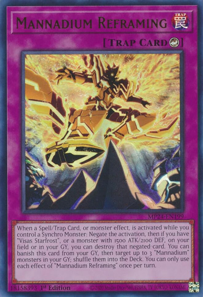 Mannadium Reframing (24199) - YuGiOh Single