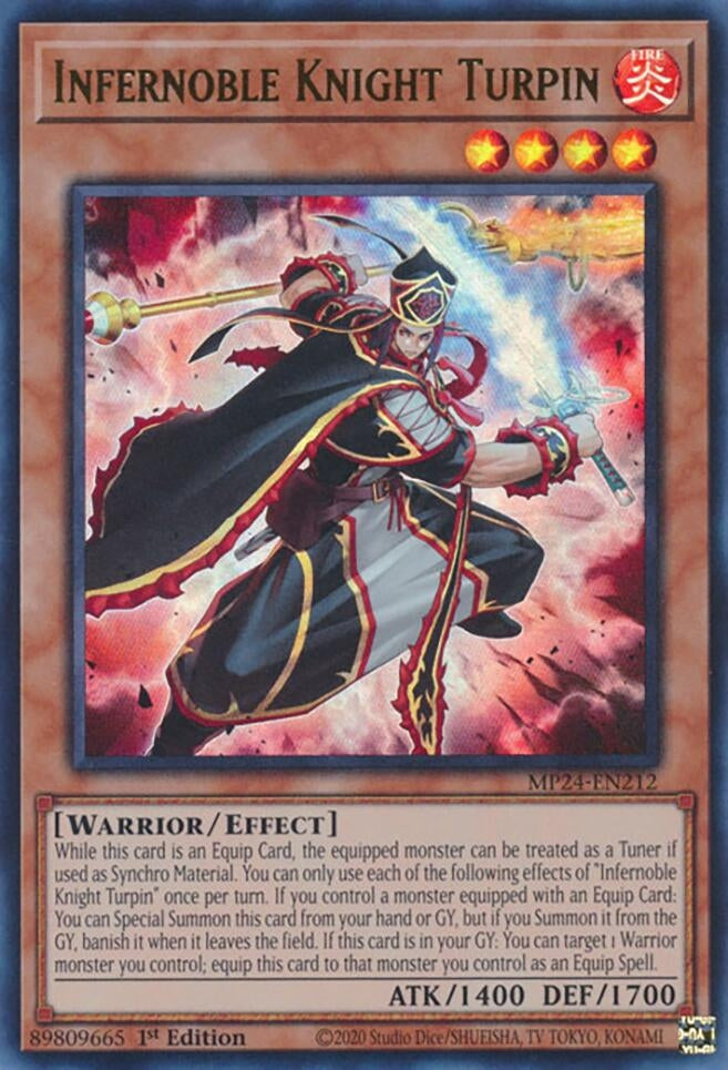 Infernoble Knight Turpin (24212) - YuGiOh Single