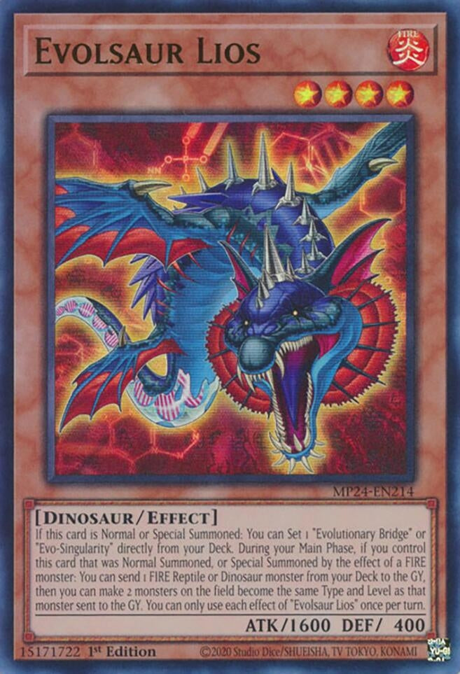 Evolsaur Lios (24214) - YuGiOh Single