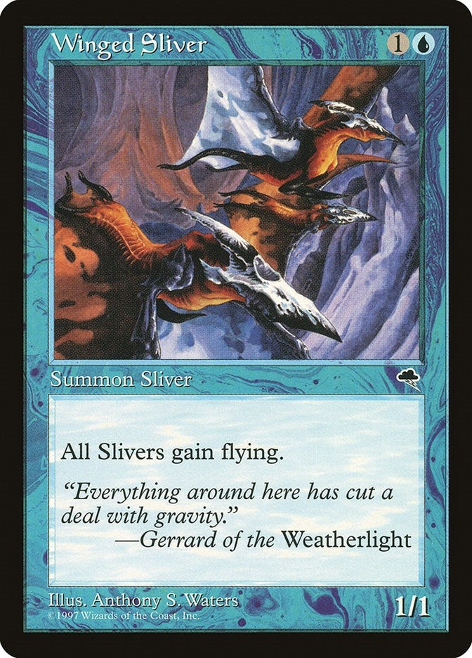 Winged Sliver (106) [TMP] - MTG Single