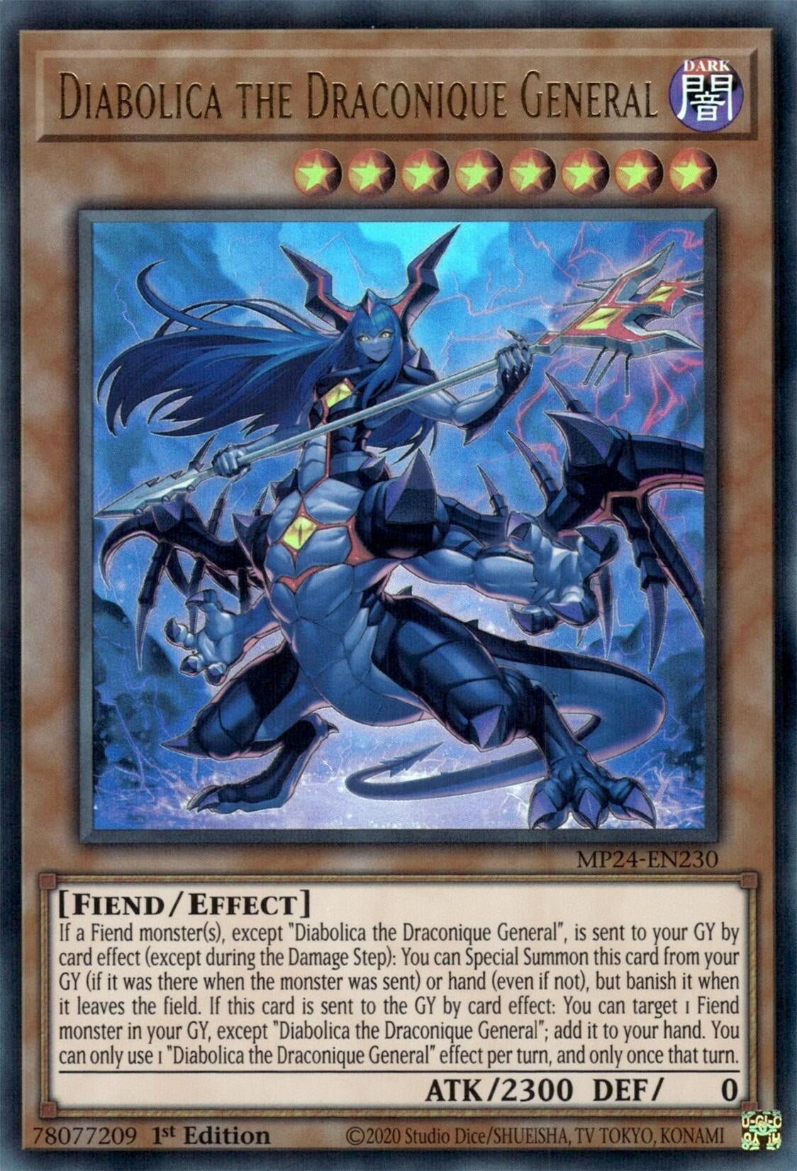 Diabolica the Draconique General (24230) - YuGiOh Single