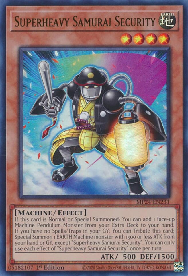 Superheavy Samurai Security (24231) - YuGiOh Single