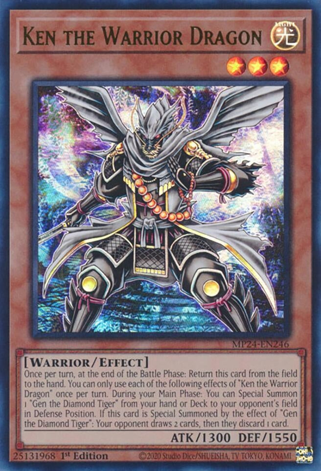 Ken the Warrior Dragon (24246) - YuGiOh Single