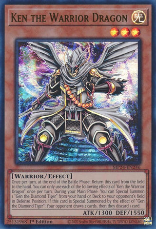 Ken the Warrior Dragon (24246) - YuGiOh Single