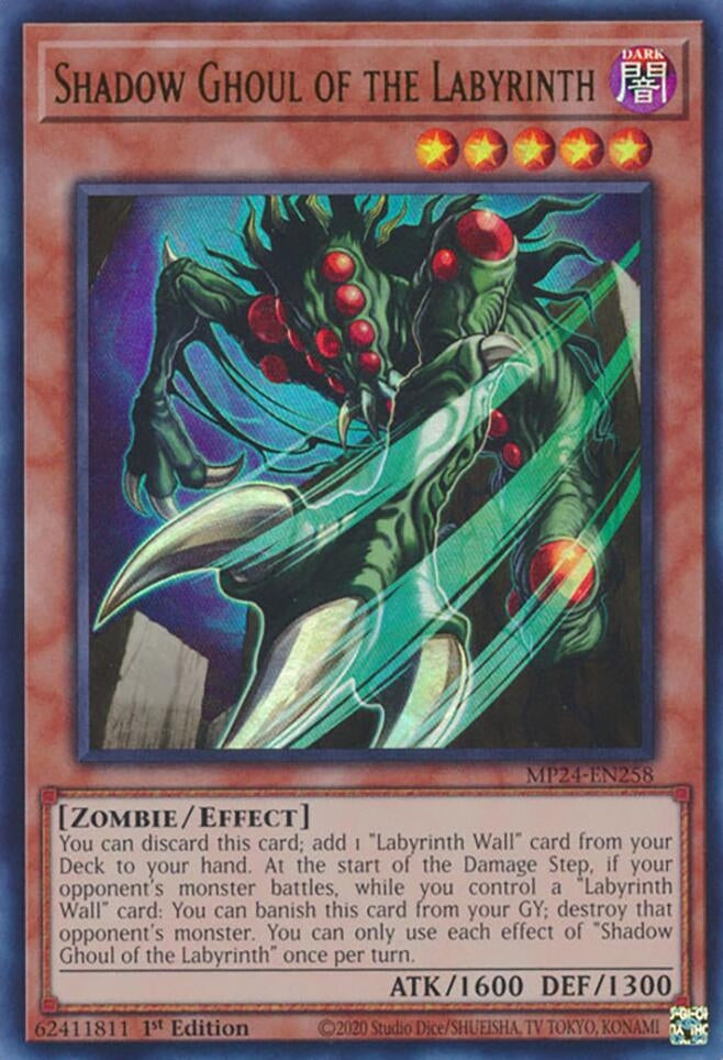 Shadow Ghoul of the Labyrinth (24258) - YuGiOh Single