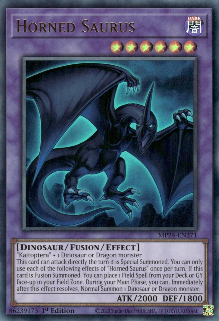 Horned Saurus (24271) - YuGiOh Single