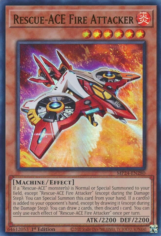 Rescue-ACE Fire Attacker (24280) - YuGiOh Single