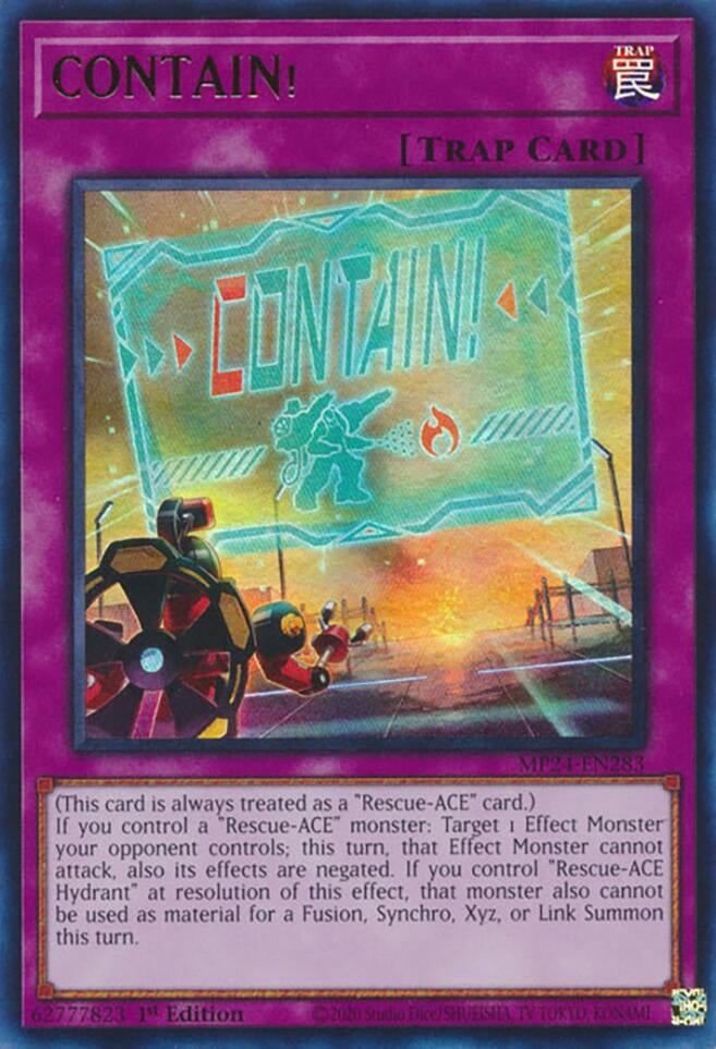 CONTAIN! (24283) - YuGiOh Single