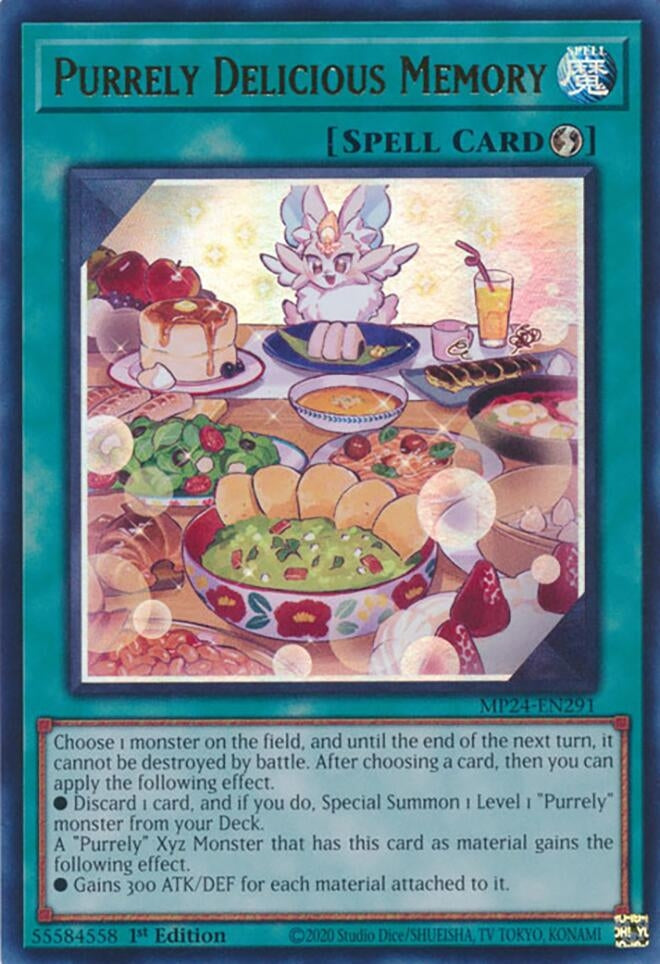 Purrely Delicious Memory (24291) - YuGiOh Single
