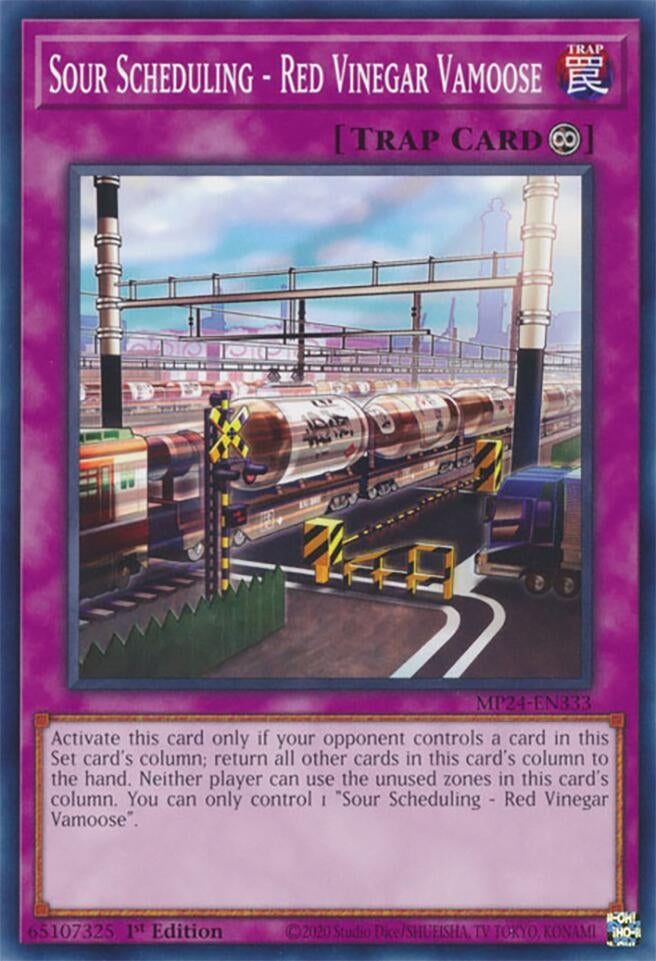 Sour Scheduling - Red Vinegar Vamoose (24333) - YuGiOh Single