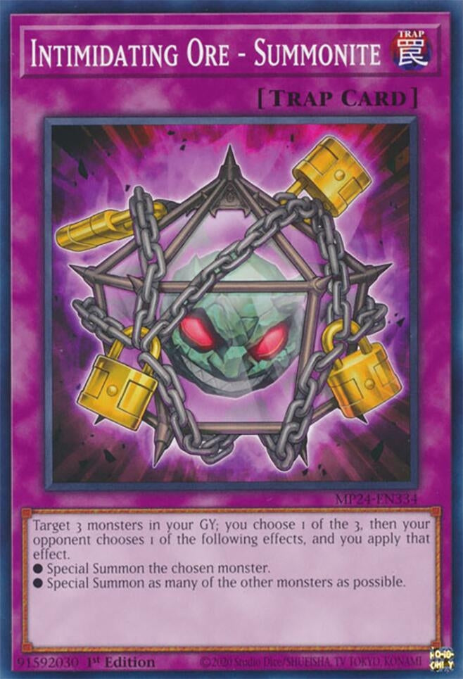 Intimidating Ore - Summonite (24334) - YuGiOh Single