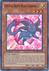 Crystal Beast Ruby Carbuncle (40) (RYMP) - YuGiOh Single