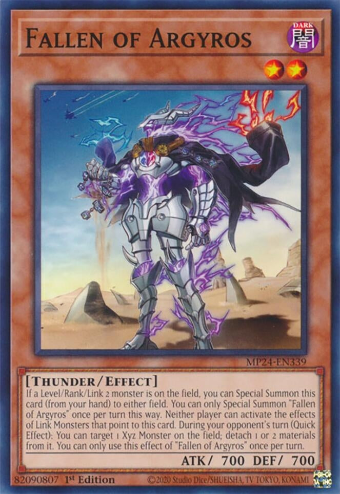 Fallen of Argyros (24339) - YuGiOh Single