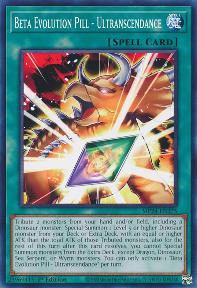 Beta Evolution Pill - Ultranscendance (24375) - YuGiOh Single
