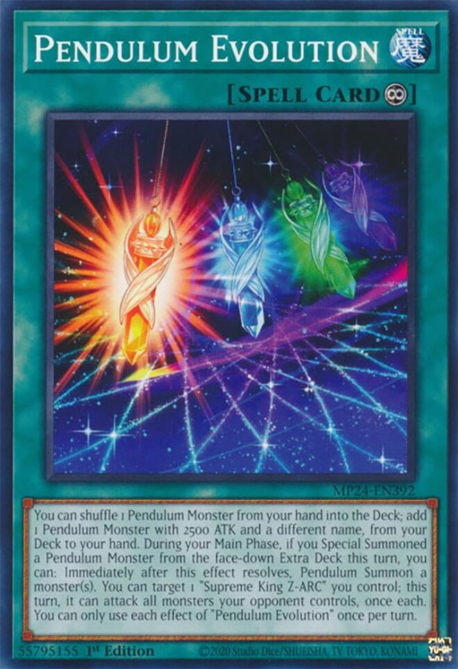 Pendulum Evolution (card) (24392) - YuGiOh Single