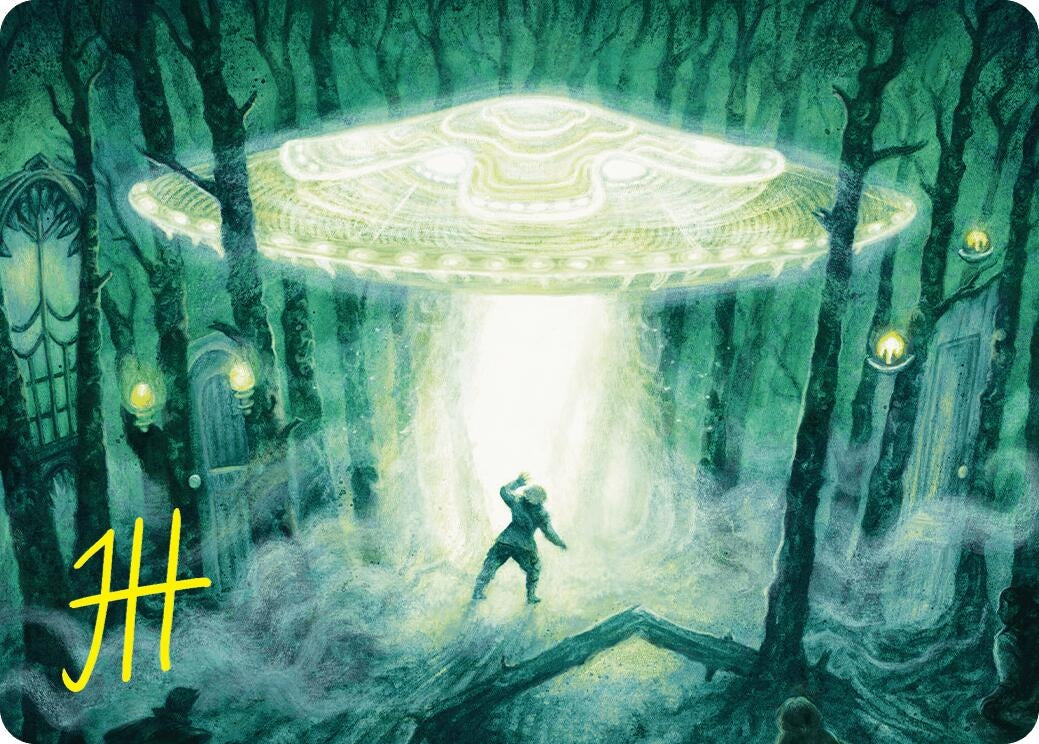 Unidentified Hovership Art Card (Gold-Stamped Signature) (2) [ASDSK] - MTG Single