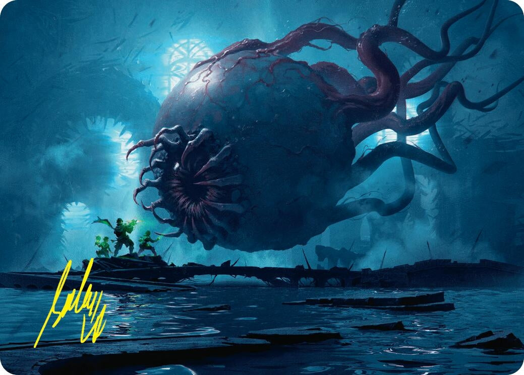 Abhorrent Oculus Art Card (Gold-Stamped Signature) (3) [ASDSK] - MTG Single