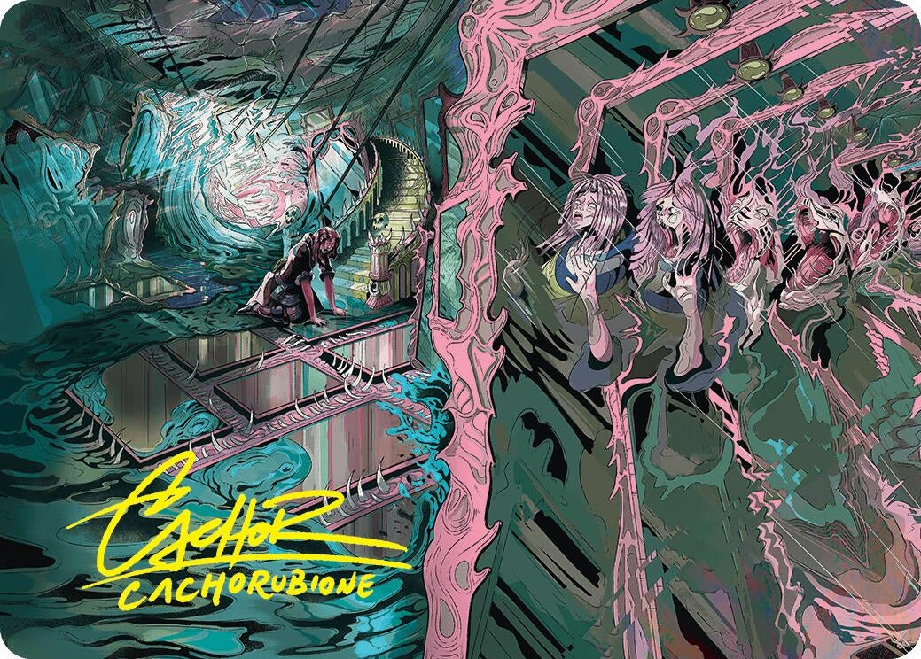 Mirror Room // Fractured Realm Art Card (Gold-Stamped Signature) (36) [ASDSK] - MTG Single