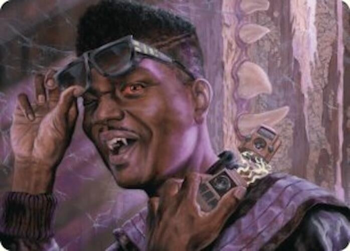Dashing Bloodsucker Art Card (6) [ASDSK] - MTG Single