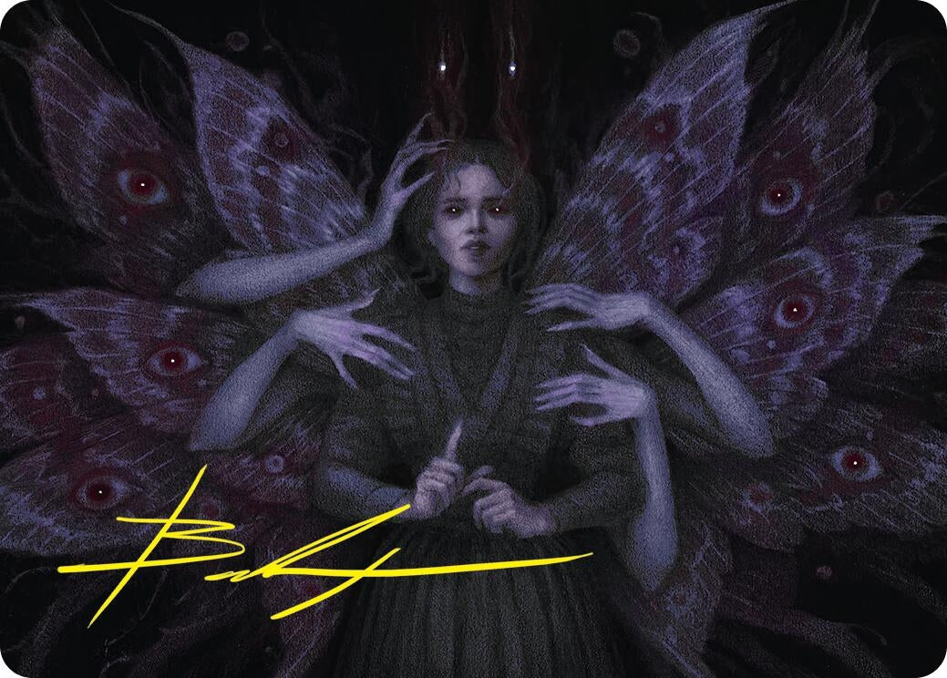 Demonic Counsel Art Card (7/54) (Gold-Stamped Signature) (7) [ASDSK] - MTG Single