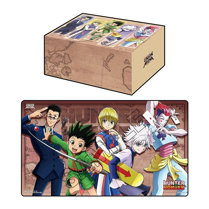Union Arena Playmat & Half Storage Box Set: Hunter x Hunter - Playmats Sealed