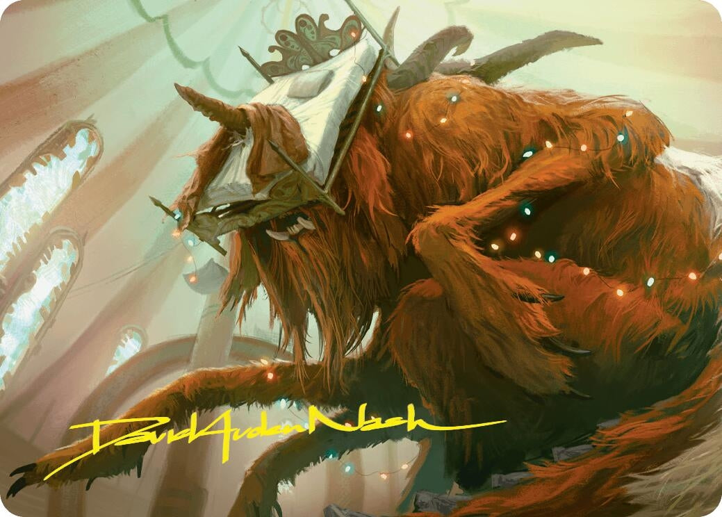 Bedhead Beastie Art Card (Gold-Stamped Signature) (11) [ASDSK] - MTG Single
