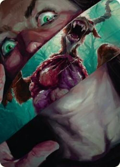 Hauntwoods Shrieker Art Card (40) [ASDSK] - MTG Single