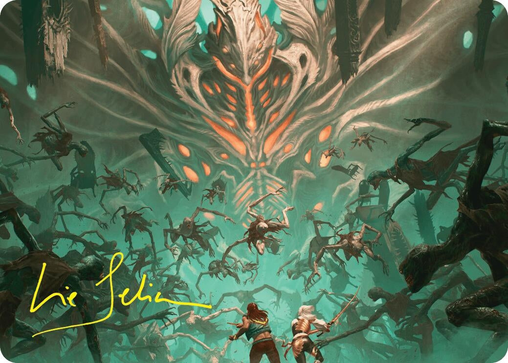 Valgavoth’s Onslaught Art Card (Gold-Stamped Signature) (16) [ASDSK] - MTG Single
