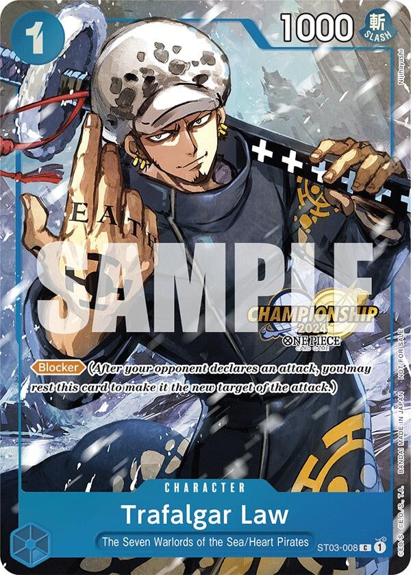 Trafalgar Law - ST03-008 (CS 2024 Event Pack) (3008) (OP-PR) - One Piece Card Game Single