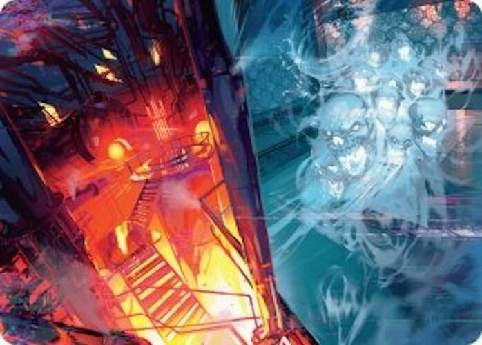Roaring Furnace // Steaming Sauna Art Card (37) [ASDSK] - MTG Single