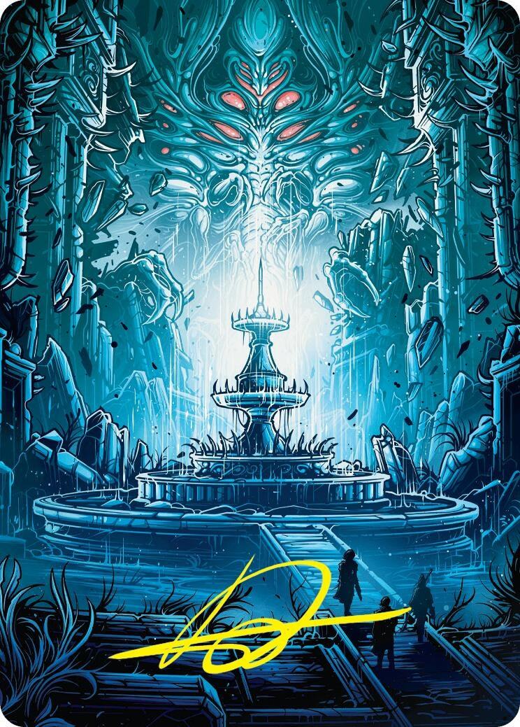 Island Art Card (Gold-Stamped Signature) (28) [ASDSK] - MTG Single