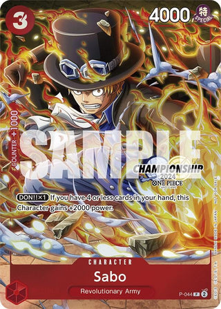Sabo (CS 2024 Event Pack Finalist) (44) (OP-PR) - One Piece Card Game Single